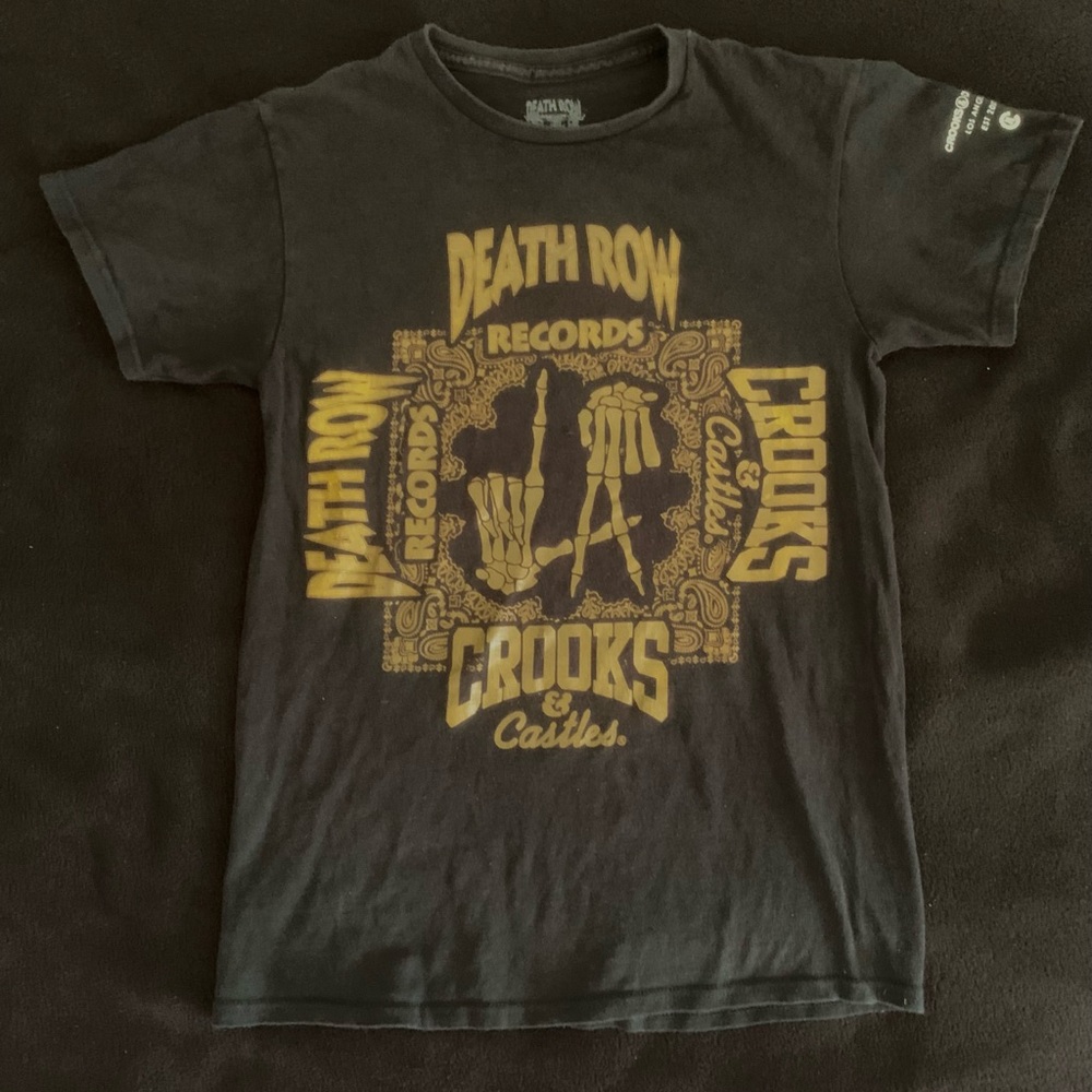 Death Row Records LA Graphic Tee Shirt Crooks & Castles